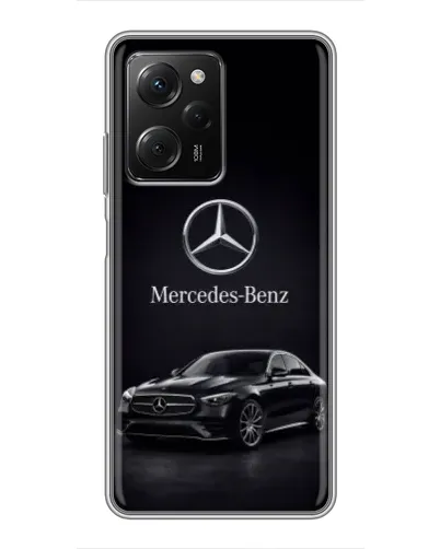 Чехол для Xiaomi POCO X5 Pro (5G) с картинкой «Mercedes — решетка радиатора»