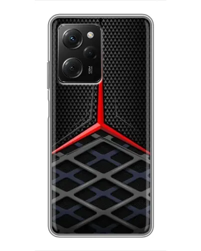 Чехол для Xiaomi POCO X5 Pro (5G) с картинкой «Mercedes Carbon Grid»