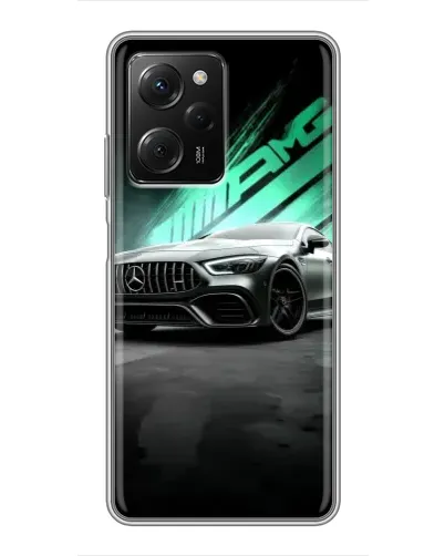 Чехол для Xiaomi POCO X5 Pro (5G) с картинкой «Темный Mercedes AMG»