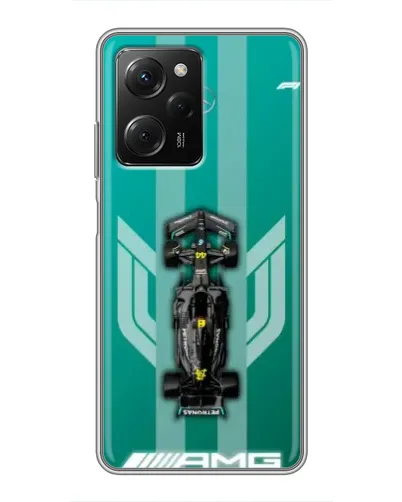 Чехол для Xiaomi POCO X5 Pro (5G) с картинкой «Mercedes AMG Petronas»