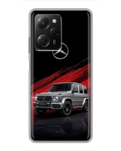 Чехол для Xiaomi POCO X5 Pro (5G) с картинкой «Mercedes G-Class красный»