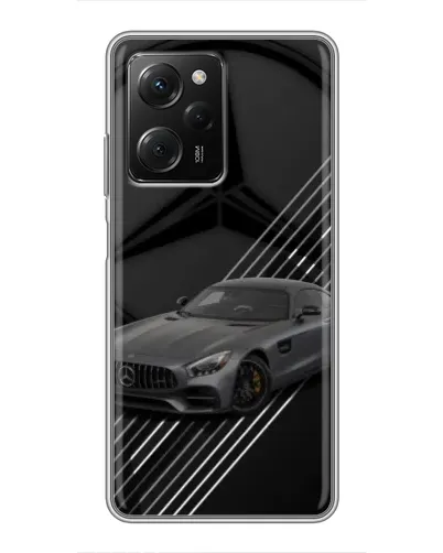 Чехол для Xiaomi POCO X5 Pro (5G) с картинкой «Mercedes AMG — графика»