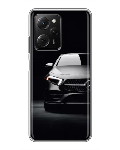 Чехол для Xiaomi POCO X5 Pro (5G) с картинкой «Свет фар Mercedes»