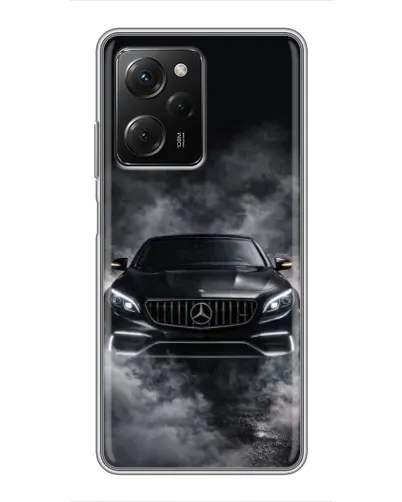 Чехол для Xiaomi POCO X5 Pro (5G) с картинкой «Mercedes в дыму»