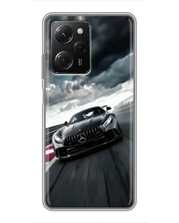 Чехол для Xiaomi POCO X5 Pro (5G) с картинкой «Гоночный Mercedes AMG» Чехол для Xiaomi POCO X5 Pro (5G) с картинкой «Гоночный Mercedes AMG»