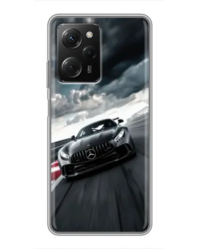 Чехол для Xiaomi POCO X5 Pro (5G) с картинкой «Гоночный Mercedes AMG»