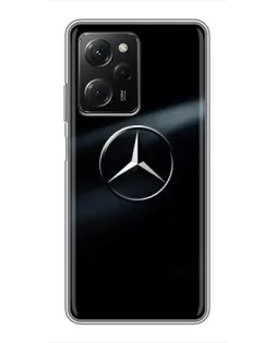 Чехол для Xiaomi POCO X5 Pro (5G) с картинкой «Mercedes на металле» Чехол для Xiaomi POCO X5 Pro (5G) с картинкой «Mercedes на металле»