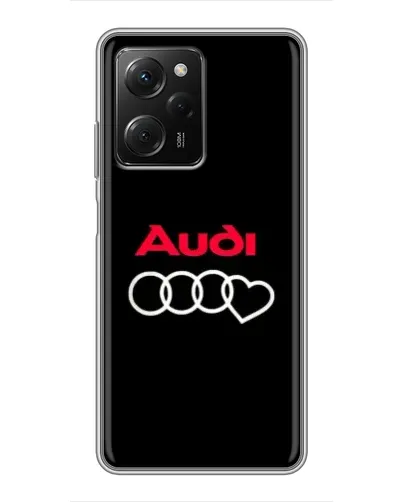Чехол для Xiaomi POCO X5 Pro (5G) с картинкой «Логотип Audi Heart» Чехол для Xiaomi POCO X5 Pro (5G) с картинкой «Логотип Audi Heart»