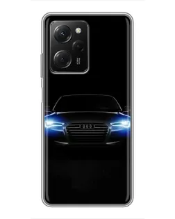 Чехол для Xiaomi POCO X5 Pro (5G) с картинкой «Audi в неоне» Чехол для Xiaomi POCO X5 Pro (5G) с картинкой «Audi в неоне»