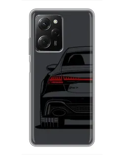 Чехол для Xiaomi POCO X5 Pro (5G) с картинкой «Задняя часть Audi — арт» Чехол для Xiaomi POCO X5 Pro (5G) с картинкой «Задняя часть Audi — арт»