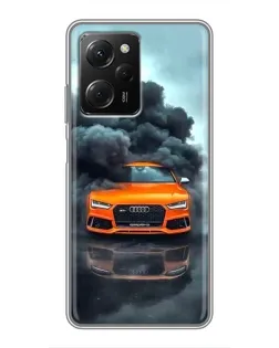 Чехол для Xiaomi POCO X5 Pro (5G) с картинкой «Audi в облаках дыма» Чехол для Xiaomi POCO X5 Pro (5G) с картинкой «Audi в облаках дыма»
