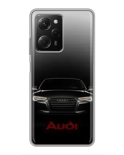 Чехол для Xiaomi POCO X5 Pro (5G) с картинкой «Audi — градиентный контур» Чехол для Xiaomi POCO X5 Pro (5G) с картинкой «Audi — градиентный контур»
