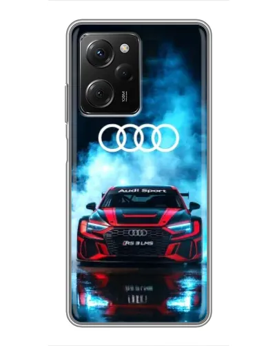 Чехол для Xiaomi POCO X5 Pro (5G) с картинкой «Audi Sport — неон» Чехол для Xiaomi POCO X5 Pro (5G) с картинкой «Audi Sport — неон»