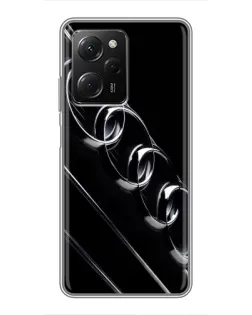 Чехол для Xiaomi POCO X5 Pro (5G) с картинкой «Audi — абстрактные кольца» Чехол для Xiaomi POCO X5 Pro (5G) с картинкой «Audi — абстрактные кольца»