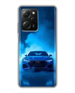 Чехол для Xiaomi POCO X5 Pro (5G) с картинкой «Audi — голубая энергия» Чехол для Xiaomi POCO X5 Pro (5G) с картинкой «Audi — голубая энергия»