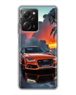 Чехол для Xiaomi POCO X5 Pro (5G) с картинкой «Audi — закат» Чехол для Xiaomi POCO X5 Pro (5G) с картинкой «Audi — закат»