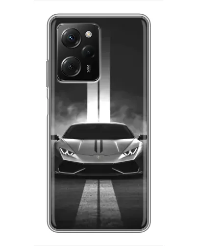 Чехол для Xiaomi POCO X5 Pro (5G) с картинкой «Lamborghini симметрия дорог» Чехол для Xiaomi POCO X5 Pro (5G) с картинкой «Lamborghini симметрия дорог»
