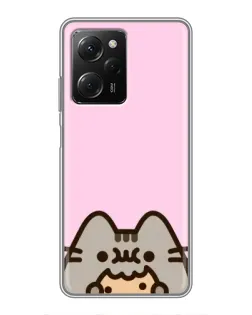 Чехол для Xiaomi POCO X5 Pro (5G) с картинкой «Pusheen и печенье» Чехол для Xiaomi POCO X5 Pro (5G) с картинкой «Pusheen и печенье»
