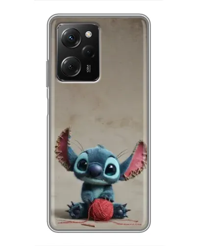 Чехол для Xiaomi POCO X5 Pro (5G) с картинкой «Стич на коричневом фоне» Чехол для Xiaomi POCO X5 Pro (5G) с картинкой «Стич на коричневом фоне»