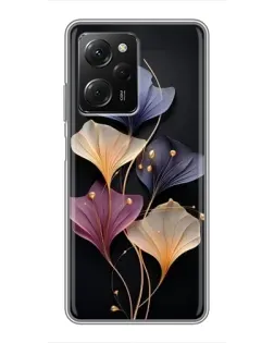 Чехол для Xiaomi POCO X5 Pro (5G) с картинкой «Лиловые цветы грации» Чехол для Xiaomi POCO X5 Pro (5G) с картинкой «Лиловые цветы грации»