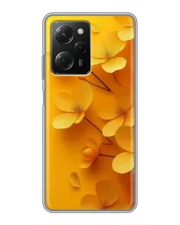 Чехол для Xiaomi POCO X5 Pro (5G) с картинкой «Золотые лепестки» Чехол для Xiaomi POCO X5 Pro (5G) с картинкой «Золотые лепестки»