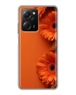 Чехол для Xiaomi POCO X5 Pro (5G) с картинкой «Оранжевые герберы» Чехол для Xiaomi POCO X5 Pro (5G) с картинкой «Оранжевые герберы»