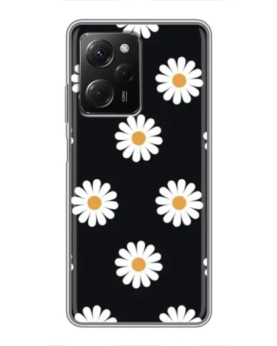 Чехол для Xiaomi POCO X5 Pro (5G) с картинкой «Ромашки на черном» Чехол для Xiaomi POCO X5 Pro (5G) с картинкой «Ромашки на черном»