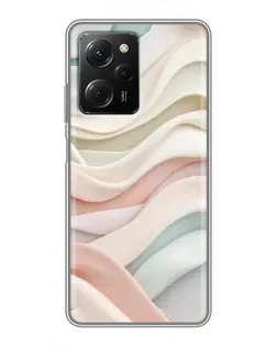 Чехол для Xiaomi POCO X5 Pro (5G) с картинкой «Пастельные нежные волны»
