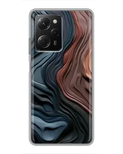 Чехол для Xiaomi POCO X5 Pro (5G) с картинкой «Цветные волны каньона»