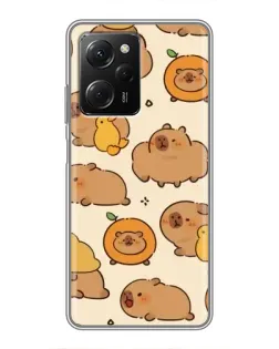 Чехол для Xiaomi POCO X5 Pro (5G) с картинкой «Капибары с апельсинами» Чехол для Xiaomi POCO X5 Pro (5G) с картинкой «Капибары с апельсинами»