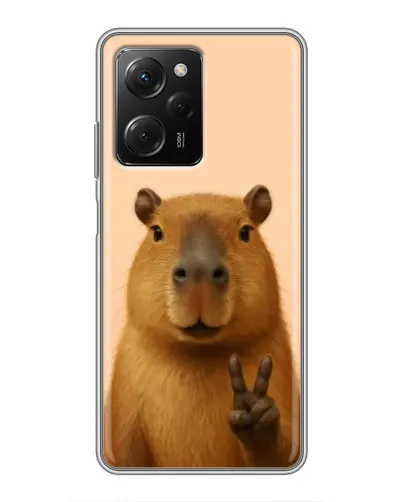 Чехол для Xiaomi POCO X5 Pro (5G) с картинкой «Капибара виктория» Чехол для Xiaomi POCO X5 Pro (5G) с картинкой «Капибара виктория»