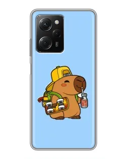 Чехол для Xiaomi POCO X5 Pro (5G) с картинкой «Капибара на скейте» Чехол для Xiaomi POCO X5 Pro (5G) с картинкой «Капибара на скейте»