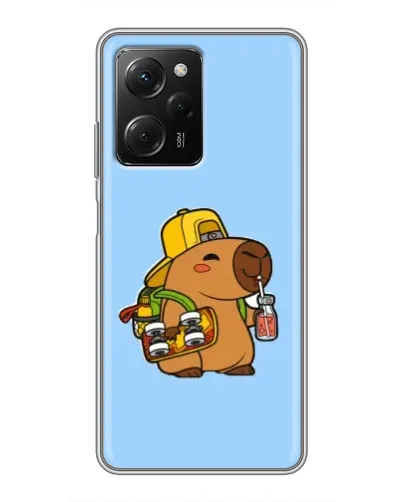 Чехол для Xiaomi POCO X5 Pro (5G) с картинкой «Капибара на скейте» Чехол для Xiaomi POCO X5 Pro (5G) с картинкой «Капибара на скейте»
