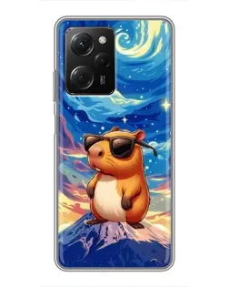 Чехол для Xiaomi POCO X5 Pro (5G) с картинкой «Капибара Ван Гога» Чехол для Xiaomi POCO X5 Pro (5G) с картинкой «Капибара Ван Гога»
