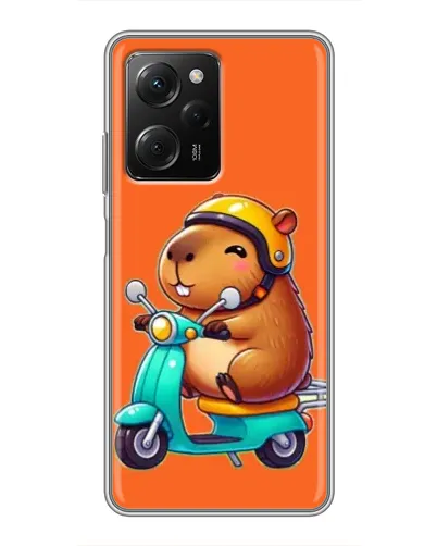 Чехол для Xiaomi POCO X5 Pro (5G) с картинкой «Капибара на скутере» Чехол для Xiaomi POCO X5 Pro (5G) с картинкой «Капибара на скутере»