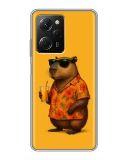 Чехол для Xiaomi POCO X5 Pro (5G) с картинкой «Капибара на отдыхе» Чехол для Xiaomi POCO X5 Pro (5G) с картинкой «Капибара на отдыхе»