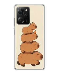 Чехол для Xiaomi POCO X5 Pro (5G) с картинкой «Башня из капибар» Чехол для Xiaomi POCO X5 Pro (5G) с картинкой «Башня из капибар»