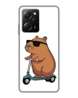 Чехол для Xiaomi POCO X5 Pro (5G) с картинкой «Капибара на самокате» Чехол для Xiaomi POCO X5 Pro (5G) с картинкой «Капибара на самокате»