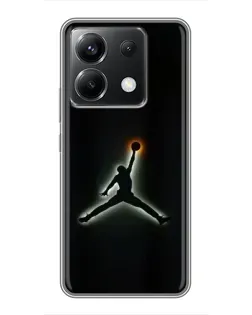 Чехол для Xiaomi POCO X6 5G с картинкой «Jordan Gradient Logo» Чехол для Xiaomi POCO X6 5G с картинкой «Jordan Gradient Logo»