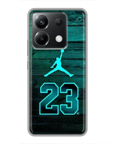 Чехол для Xiaomi POCO X6 5G с картинкой «Jordan Cyan 23» Чехол для Xiaomi POCO X6 5G с картинкой «Jordan Cyan 23»