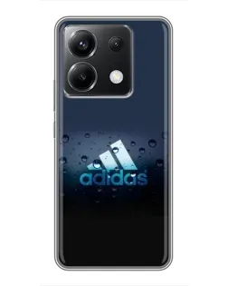 Чохол для Xiaomi POCO X6 5G з картинкою «Adidas Water Drops» Чохол для Xiaomi POCO X6 5G з картинкою «Adidas Water Drops»