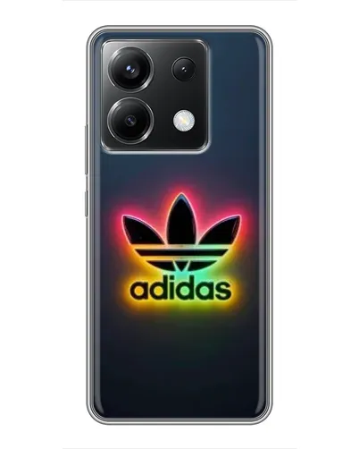 Чехол для Xiaomi POCO X6 5G с картинкой «Неоновый Adidas» Чехол для Xiaomi POCO X6 5G с картинкой «Неоновый Adidas»