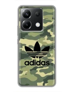 Чохол для Xiaomi POCO X6 5G з картинкою «Мілітарі стиль Adidas» Чохол для Xiaomi POCO X6 5G з картинкою «Мілітарі стиль Adidas»