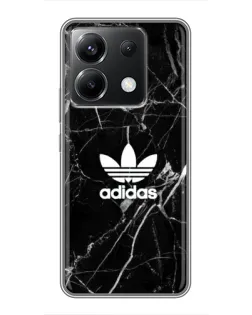 Чохол для Xiaomi POCO X6 5G з картинкою «Білий мармур Adidas» Чохол для Xiaomi POCO X6 5G з картинкою «Білий мармур Adidas»