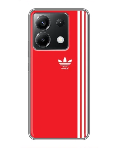 Чехол для Xiaomi POCO X6 5G с картинкой «Красный минимализм Adidas» Чехол для Xiaomi POCO X6 5G с картинкой «Красный минимализм Adidas»