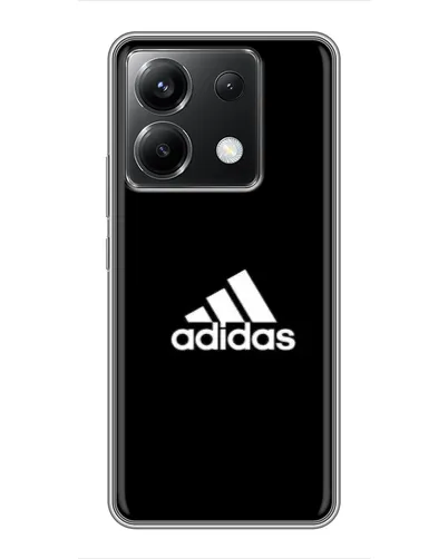 Чехол для Xiaomi POCO X6 5G с картинкой «Черная классика Adidas» Чехол для Xiaomi POCO X6 5G с картинкой «Черная классика Adidas»