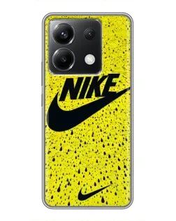Чехол для Xiaomi POCO X6 5G с картинкой «Желтый текстурный Nike»