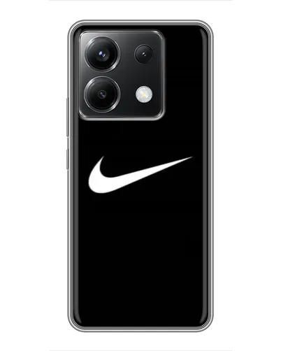 Чехол для Xiaomi POCO X6 5G с картинкой «Минималистический Найк» Чехол для Xiaomi POCO X6 5G с картинкой «Минималистический Найк»