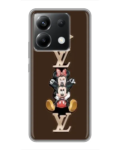 Чехол для Xiaomi POCO X6 5G с картинкой «LV и Микки Маус» Чехол для Xiaomi POCO X6 5G с картинкой «LV и Микки Маус»