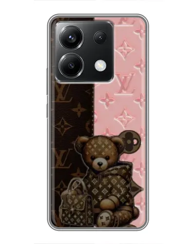 Чехол для Xiaomi POCO X6 5G с картинкой «Мишка в стиле LV» Чехол для Xiaomi POCO X6 5G с картинкой «Мишка в стиле LV»